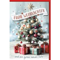 Weihnachten Weihnachtsbaum mit Geschenken...