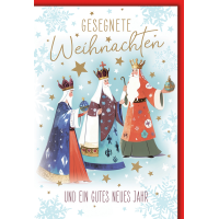 Weihnachten Heiligen Drei Könige Gesegnete...