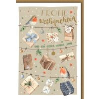 Weihnachten Vögelchen und Geschenke...
