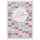 Allgemeine Wünsche Prisma Collection unverpackte Glückwunschkarte mit Briefumschlag kleine Herzen alles Liebe Foliendruck