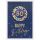 50. Geburtstag Prisma Collection unverpackte Glückwunschkarte mit Briefumschlag 50 bunte Punkte Applikation Happy Birthday
