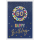50. Geburtstag Prisma Collection unverpackte Glückwunschkarte mit Briefumschlag 50 bunte Punkte Applikation Happy Birthday