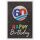 60. Geburtstag Prisma Collection unverpackte Glückwunschkarte mit Briefumschlag 60 hinter Regenbogen Applikation Happy Birthday