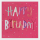 Geburtstag Prisma Collection unverpackte Glückwunschkarte mit Briefumschlag Happy Birthday mit Prägung
