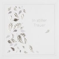 Beileid Kondolenz Trauerkarte mit Briefumschlag Prisma...