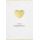 Danke Simply Gold Collection unverpackte Glückwunschkarte mit Briefumschlag Goldenes Herz Großes Dankeschön!