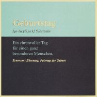 Geburtstag Simply Gold Collection unverpackte...