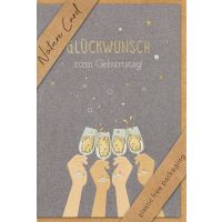 Geburtstag Nature Cards unverpackte Glückwunschkarte...