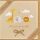 Geburt Baby Nature Cards unverpackte Glückwunschkarte mit BriefumschlagLöwe Giraffe Elefant Willkommen auf der Welt Goldfolie