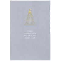 Weihnachten Simply Gold unverpackte Weihnachtskarten mit...