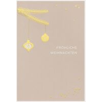Weihnachten Simply Gold unverpackte Weihnachtskarten mit...