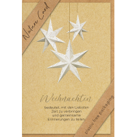 Weihnachten Nature Cards unverpackte Weihnachtskarten mit...