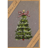 Weihnachten Nature Cards unverpackte Weihnachtskarten mit...