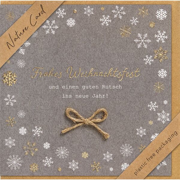 Weihnachten Nature Cards unverpackte Weihnachtskarten mit Briefumschlag Lama Geschenke Merry Christmas