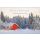 Weihnachten unverpackte Weihnachtskarten mit Briefumschlag Winterlandschaft Wald