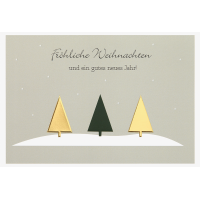 Weihnachten unverpackte Weihnachtskarten mit...