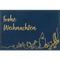 Weihnachten unverpackte Weihnachtskarten mit...