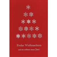 Weihnachten unverpackte Weihnachtskarten mit...