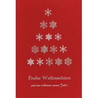 Weihnachten unverpackte Weihnachtskarten mit...