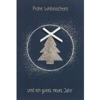 Weihnachten unverpackte Weihnachtskarten mit...