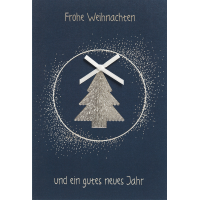 Weihnachten unverpackte Weihnachtskarten mit...