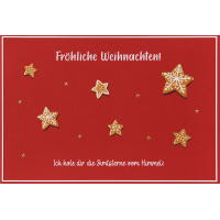 Weihnachten unverpackte Weihnachtskarten mit...