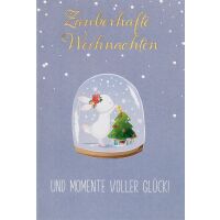 Weihnachten unverpackte Weihnachtskarten mit...
