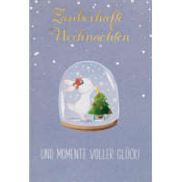 Weihnachten unverpackte Weihnachtskarten mit...