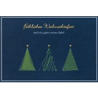 Weihnachten unverpackte Weihnachtskarten mit...