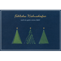 Weihnachten unverpackte Weihnachtskarten mit...