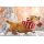 Weihnachten unverpackte Weihnachtskarten mit Briefumschlag Hund mit Geschenk Winterlandschaft