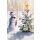 Weihnachten unverpackte Weihnachtskarten mit Briefumschlag Schneemann Tannenbaum Stern