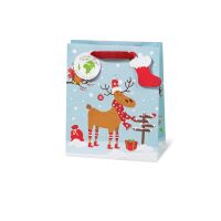 Geschenktaschen medium Weihnachten Rentier Wegweiser...
