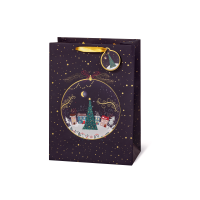 Geschenktaschen groß Weihnachten Winterstadt...