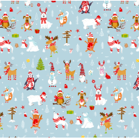Geschenkpapier Weihnachten Röllchen 70 x 150cm...