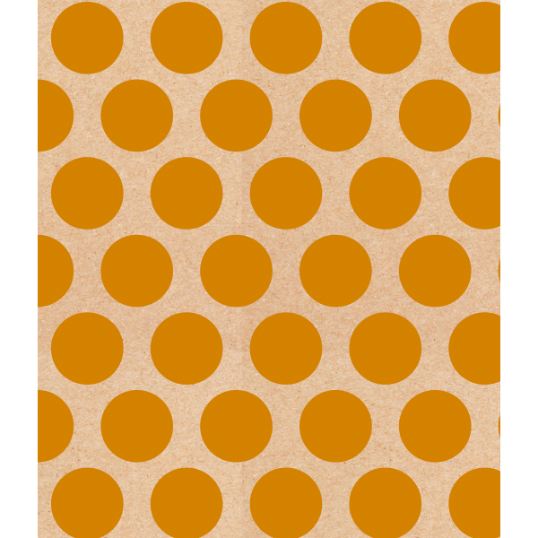 Geschenkpapier Weihnachten Röllchen 70 x 150cm Kraftpapier mit Punkten Gold