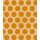Geschenkpapier Weihnachten Röllchen 70 x 150cm Kraftpapier mit Punkten Gold