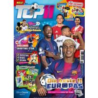 Top11 Topps-Karten auf Heft Top 11 - aktuelle Ausgabe - Match Attax Panini Bilder