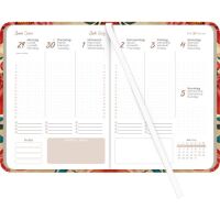 Kalender 2026 Lady Journal Roses 11 x 15 cm
