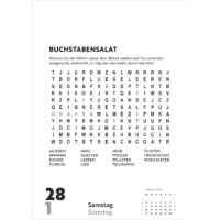 Kalender 2026 Rätselkalender 15 x 21 cm