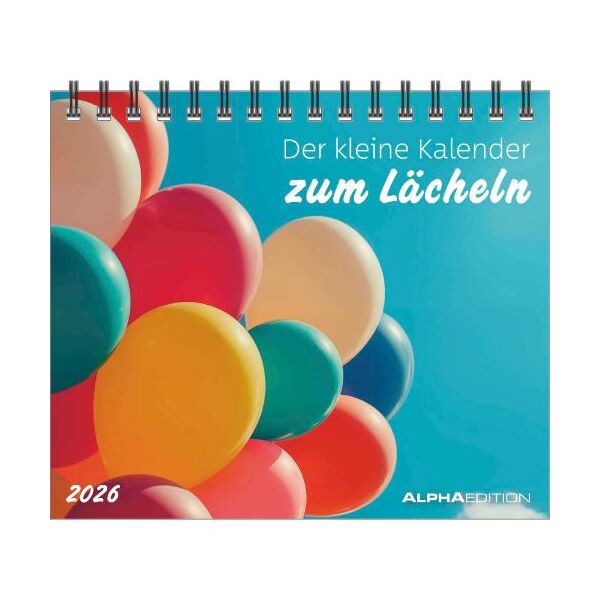 SALE Kalender 2026 Der kleine Kalender zum Lächeln 14 x 12 cm