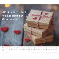 Kalender 2026 Der kleine Kalender zum Glücklichsein 14 x 12 cm