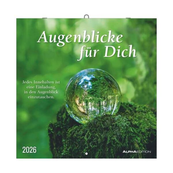 Kalender 2026 Augenblicke für Dich 30 x 30 cm