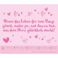 SALE Kalender 2026 Der beste Tag in deinem Leben 14 x 12 cm