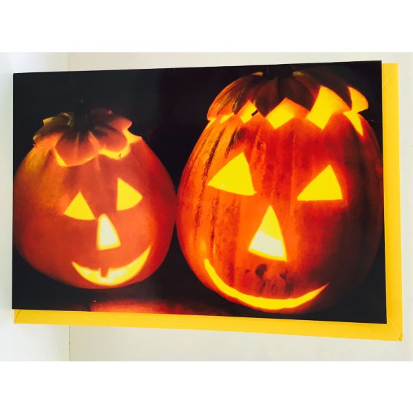 Halloween Ohne Text Glückwunschkarte mit Umschlag