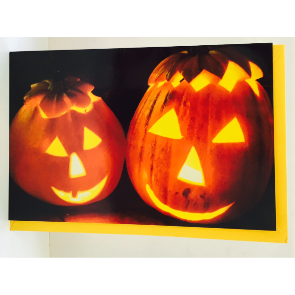 Halloween Ohne Text Glückwunschkarte mit Umschlag