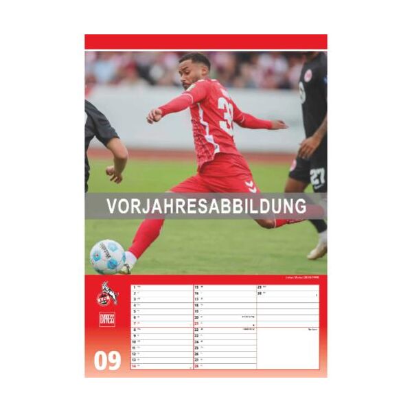 SALE Kalender 2026 1. FC Köln 30 x 42 cm Fußballkalender