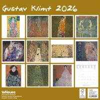 SALE Kalender 2026 Gustav Klimt 30 x 30 cm Kunstkalender