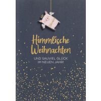 Weihnachten  Weihnachtskarte mit Umschlag Himmlische...