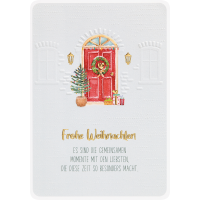 Weihnachten Finest unverpackte Weihnachtskarte mit...